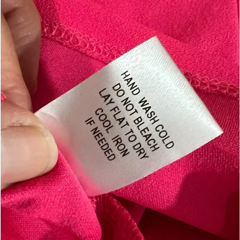 New! The Vanity Room Off the Shoulder Bodycon Barbiecore Pink Midi Dress Sz S